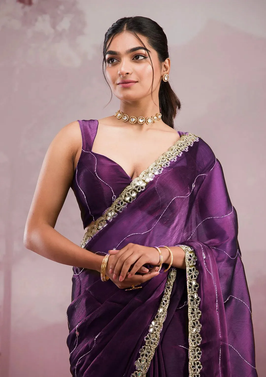 Beautiful Party Wear Premium Saree - Image 9 in Surat